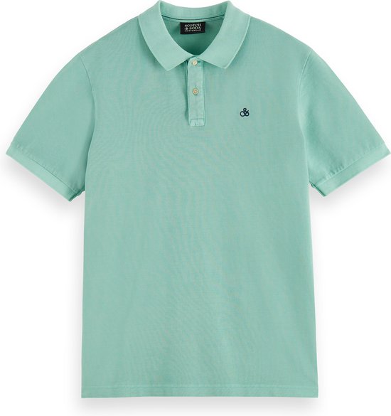 Garment Dyed Poloshirt Mannen - Maat XL