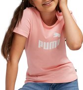 PUMA ESS Logo Tee G Meisjes T-shirt - Oranje - Maat 164