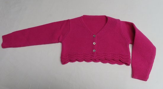 Gilet - Bolero - Meisje - Fuchia - 18 maand 86