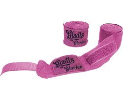 Gladts - Boksbandage - Roze - 460 cm lang - Bandage - Bandages boxing - Boksen - Kickboksen - Mma - Muay thai - Thaiboksen - Bandage boksen - Kickboks bandage - Bandage kickboksen - Boxing wraps - Boxing bandage