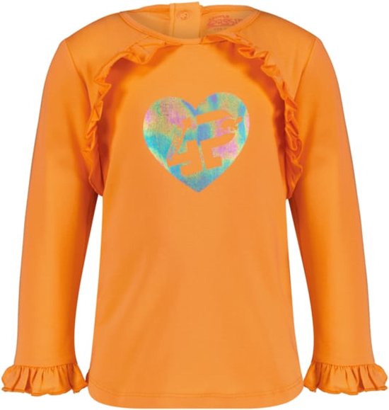 4President-Meisjes T-Shirt Heidi-Light Orange - Maat 80