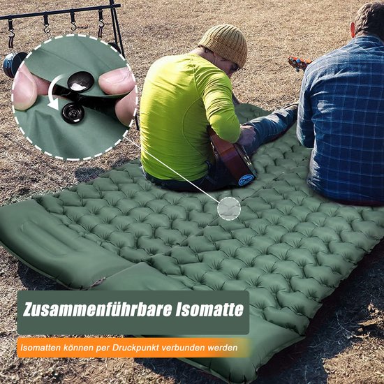 CALIYO Slaapmat - Slaapmat Zelfopblazend - Campingbedje - Camping Outdoor Slaapmatten, Slijtvast/Waterafstotend/Scheurbestendig van CALIYO — afbeelding 4