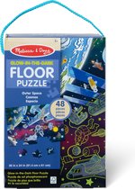 Melissa & Doug - Puzzle en carton Glow sur le thème de l'espace - 48 pièces, pour garçons et filles à partir de 3 ans