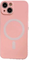 Hoesje geschikt voor iPhone 11 Pro - Backcover - Geschikt voor MagSafe - TPU - Roze