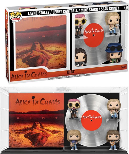 Alice in Chains POP! Albums Deluxe Vinyl Figure 4-Pack Dirt | bol.