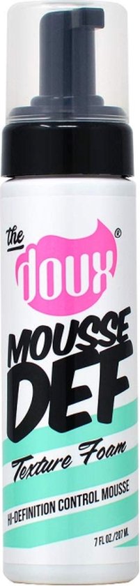 The Doux Mousse Def textuur schuim met Hi-Definition Control Mousse in 7 FL OZ / 207 ML.