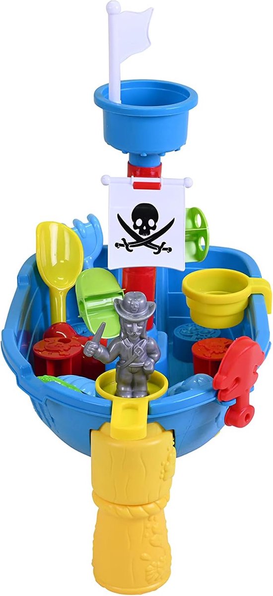 Piratenboot - Watertafel met schepjes