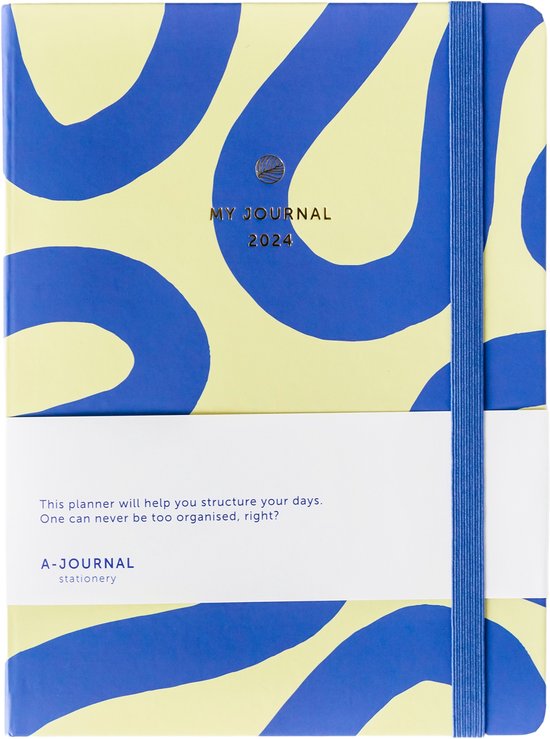 My Journal Agenda 2024 Flow Blue