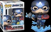 Funko POP! Marvel Avengers Endgame #1198 Captain America With Hammer (Metallic/Glow)