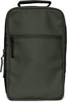 Rains Book Backpack W3 Sac à dos unisexe - Vert - 14,4 litres