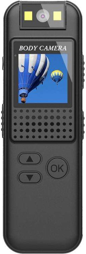 Narvie - Clip Mini Verborgen Camera Incl. 32GB Geheugenkaart - Actie camera -Foto's en video' s- Draagbare Spy Camera - Webcam - 2000 pixel - Beweging Sensor - Oplaadbaar - Zwart