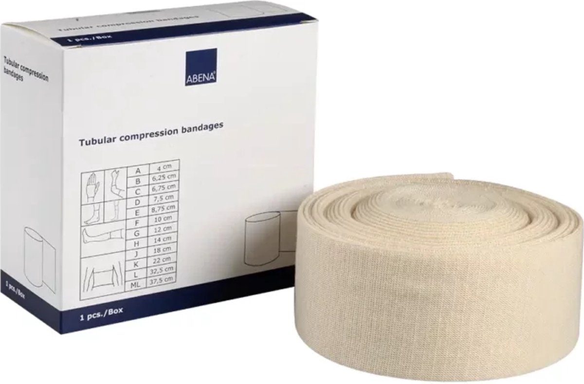 Goedkoopste Abena Buisverband - 1 Rol Steunverband - 6,75 cm x 10 - Maat C (Armen en Benen) - Latexvrij Verband