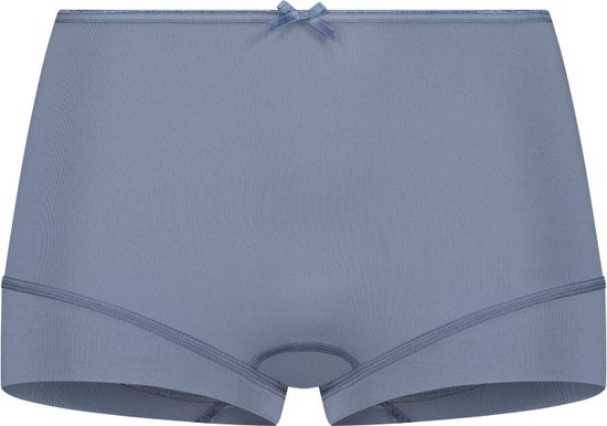 RJ Bodywear Pure Color dames short (1-pack) - staalblauw - Maat: XL