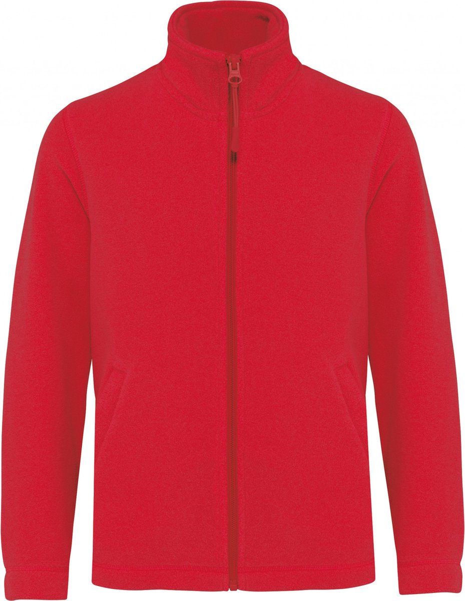 Kariban Microfleece met rits kind K920 – 8/10 Y Rood