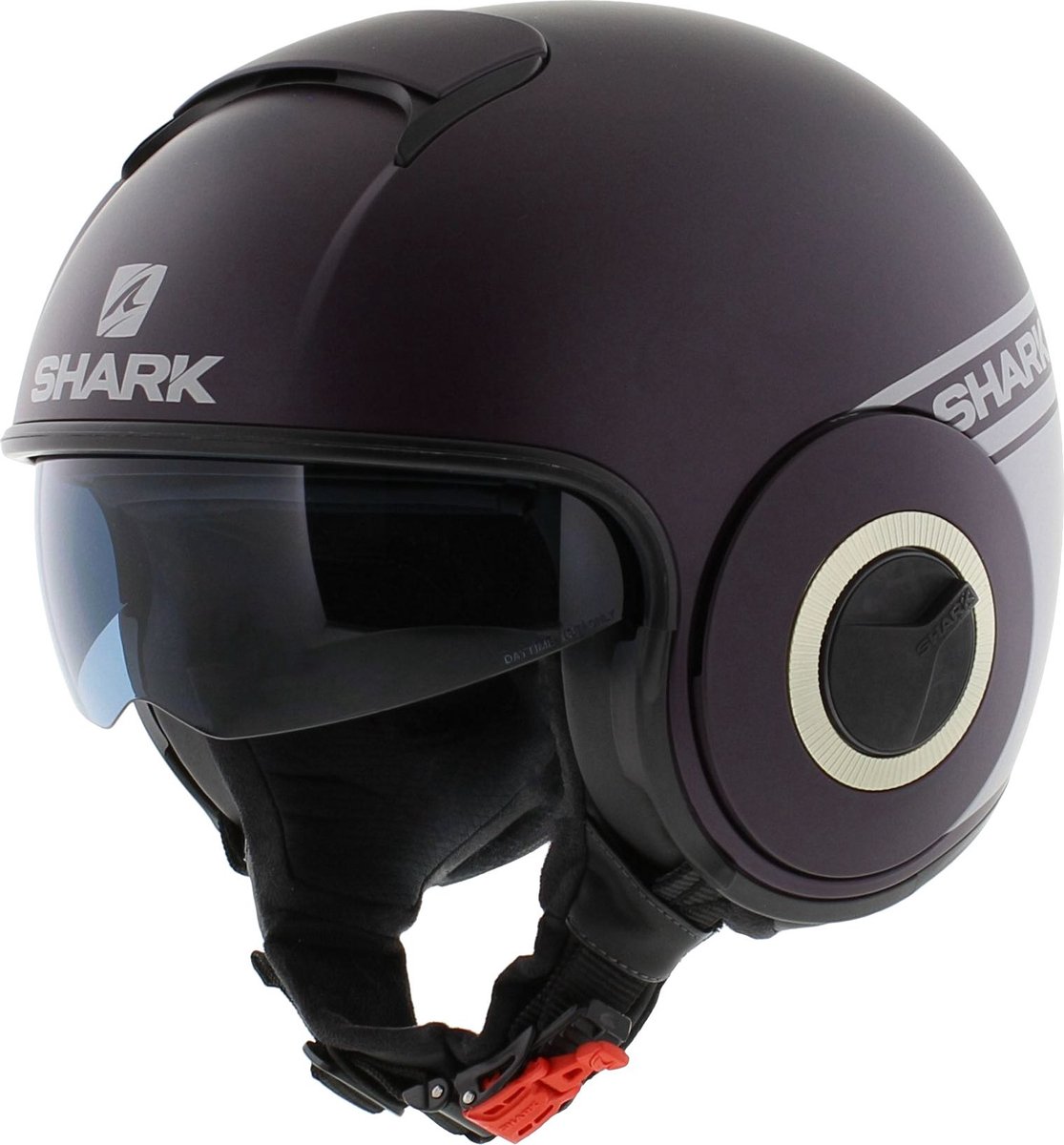 Shark Shark Nano Street Neon Mat Pearl Zilver Pearl PSP Jethelm - Maat XS - Helm – foto 6