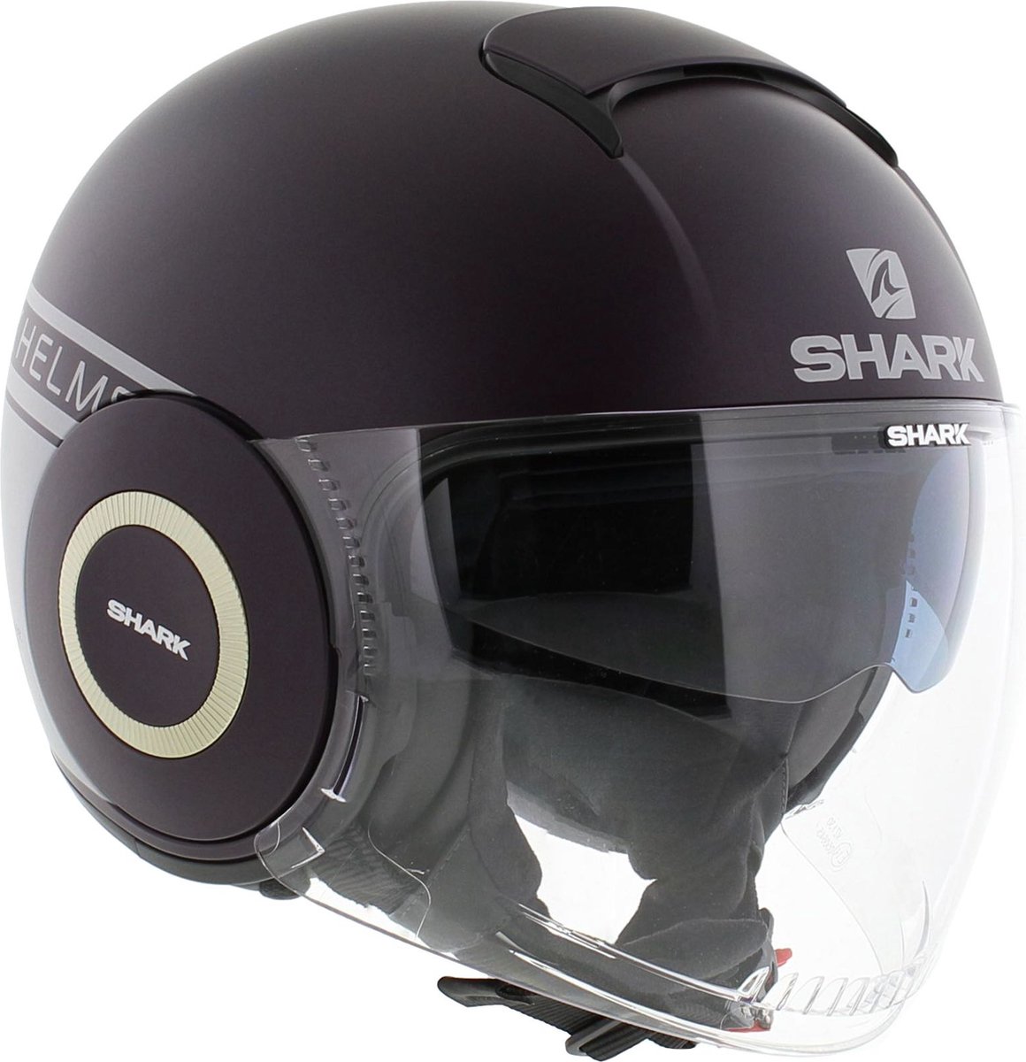 Shark Shark Nano Street Neon Mat Pearl Zilver Pearl PSP Jethelm - Maat XS - Helm – foto 5