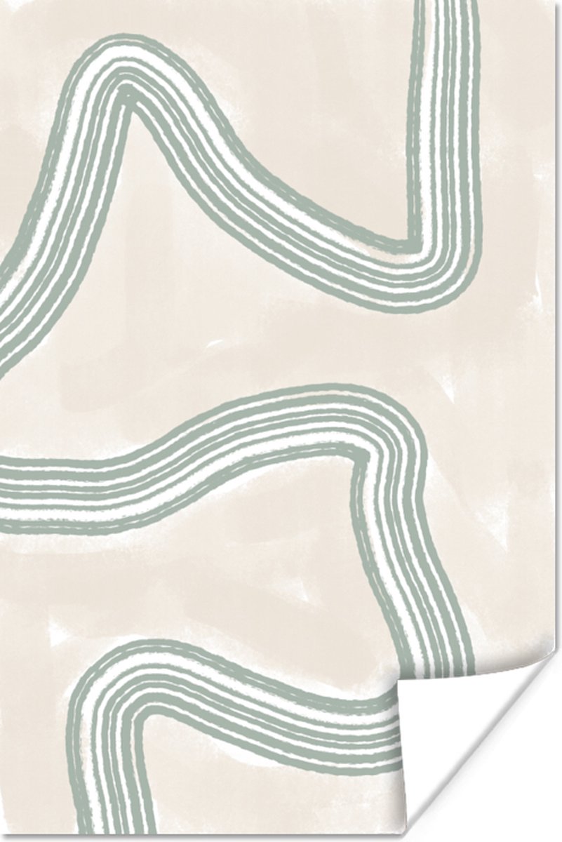 Poster Lijn - Abstract - Design - 20x30 cm