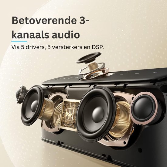 Bluetooth speaker - waterdicht - 12 luisterplezier - 50W ruimtelijk geluid - draadloos — afbeelding 3