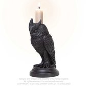 Alchemy - Owl of Astrontiel (Owl Candlestick) Kaarsenstandaard - Zwart