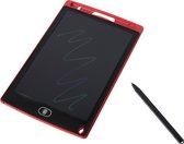 Zoem - kinderen -Tekenbord - Toverlei - Tablet - Rood - Oefenen - Creatief - Schrijven - Tekenen - Electronisch - 8,5 inch - LCD - Agenda - Geheugen