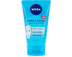 NIVEA Pore Purifying Serie - Gezichtsreiniger - Tegen Onzuiverheden - 150 ml - Antibacterieel