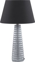 VILNIA - Tafellamp - Zwart - Keramiek