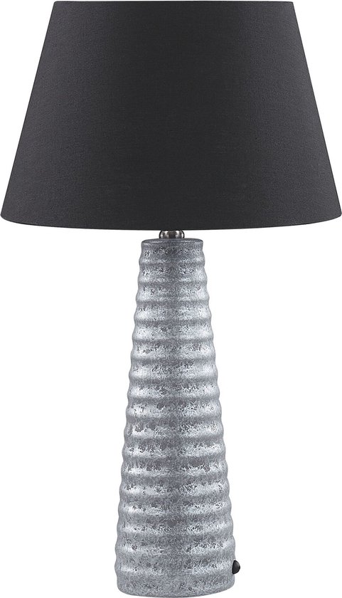 VILNIA - Tafellamp - Zwart - Keramiek