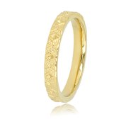 My Bendel - Goudkleurige Ring met Sterretjes - Tijdloze Charme en Elegantie - met Luxe Cadeauverpakking | Sieraden Voor Dames | Maat 18.00 Mm / Maat 57