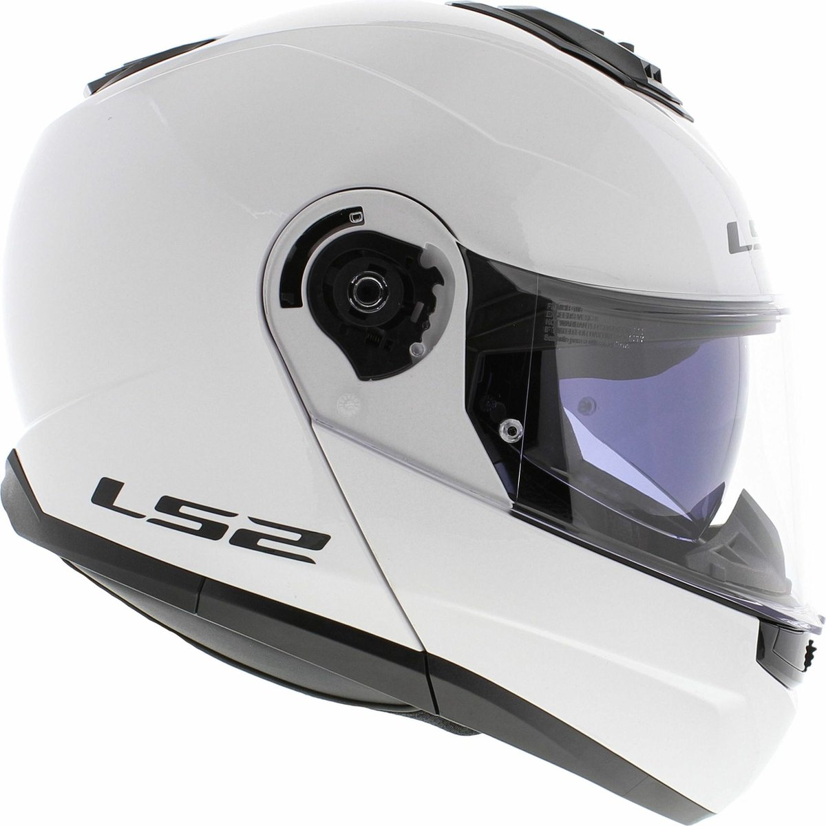 LS2 FF908 Strobe II Gloss Wit 06 Systeemhelm - Maat M - Helm – foto 3