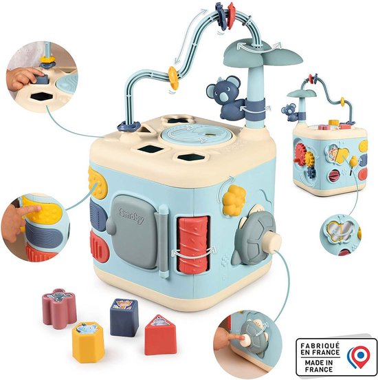 Smoby - Little Smoby - Activités Cube - Multicolore