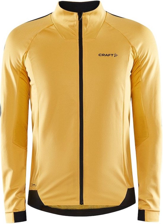 Craft Fietsjack Winter Heren Geel - ADV BIKE SUBZ JACKET M AMBER-XL