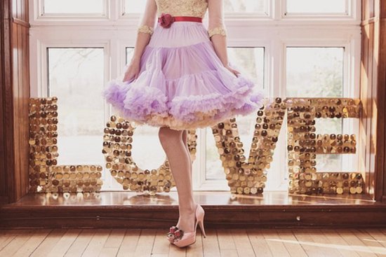 Supervintage supermooie volle zachte petticoat rok lila - M / L - valt op de knie - elastische verstelbare taille - carnaval - feest