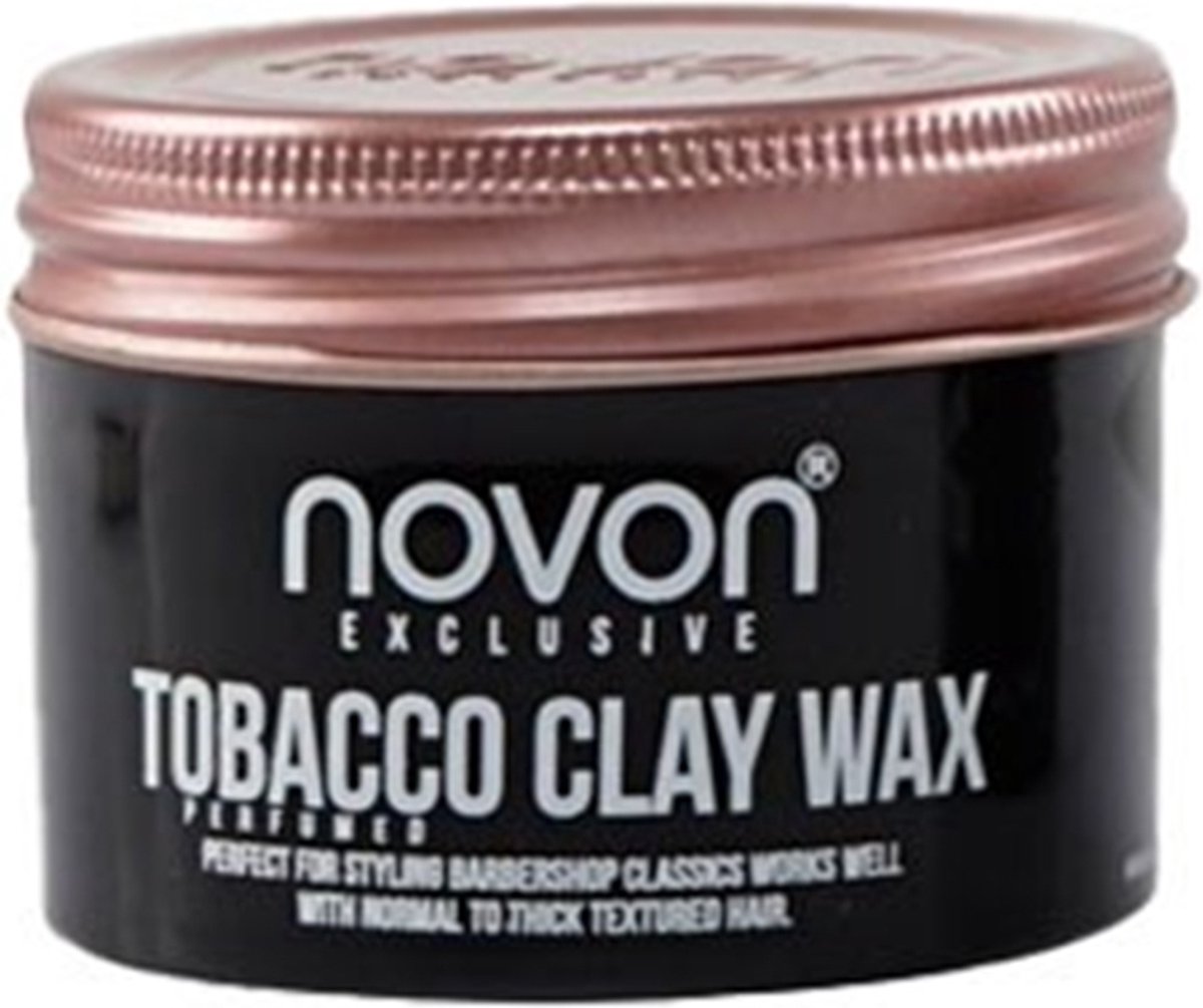 NOVON ToBACCO CLAY WAX - Klei - Pomade - hairstyling - Novon