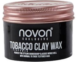 NOVON ToBACCO CLAY WAX - Klei - Pomade - hairstyling