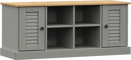 vidaXL-Schoenenbank-VIGO-106x35x45-cm-massief-grenenhout-grijs