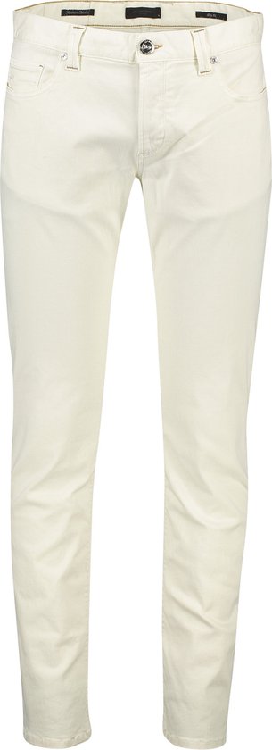 Pantalon en coton Alberto blanc