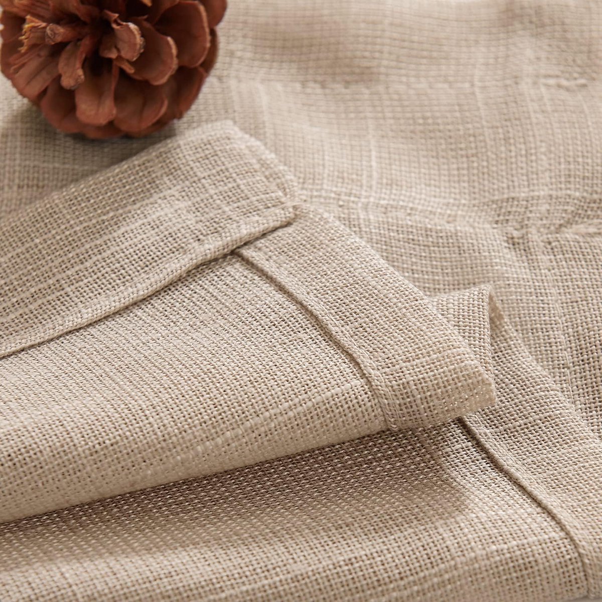 Rideau De Fenêtre Voile Avec Cordon De Serrage - 100% Polyester - Plusieurs Tailles Et Couleurs