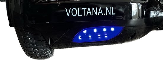VOLTANA Hoverboard ZWART, BLUETOOTH, TAOTAO, SAMSUNG accu, 700Watt, DRAAGTAS Led verlichting, Afstandsbediening, Aluminium Design velgen, Rubberen bumpers