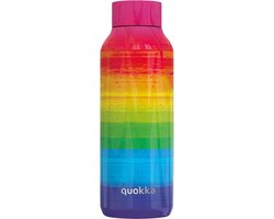 Quokka drinkfles RVS Solid Rainbow 510 ml