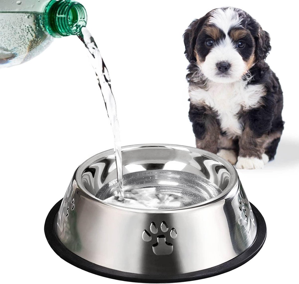 Bol En Métal Avec Couvercle - Gamelles Pour Chiens De Petite