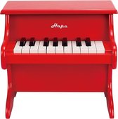 Kinderpiano - Kinder Keyboard Muziekinstrument 18 Toetsen - Speelgoedpiano 3+ - Rood