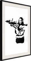 Banksy: Mona Lisa with Bazooka II