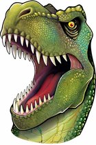 Decoratie MEGA Dinosaurus kop 2 stuks - Dinosaurus versiering - Dino kinderverjaardag - Thema verjaardag - Themafeestversiering