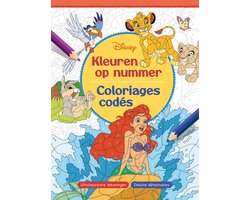 foto van Disney Kleuren op nummer / Disney - Coloriages codés