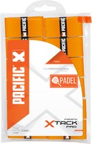 Pacific X Tack Pro Perfo Padel - Padelgrip - Overgrip - 0.55mm – 12 stuks - Oranje
