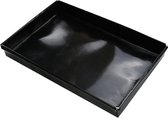 Grillschaal bak- en ovenschaal zwart 24,5 x 17 x 5 cm ovenvorm | premium kwaliteit