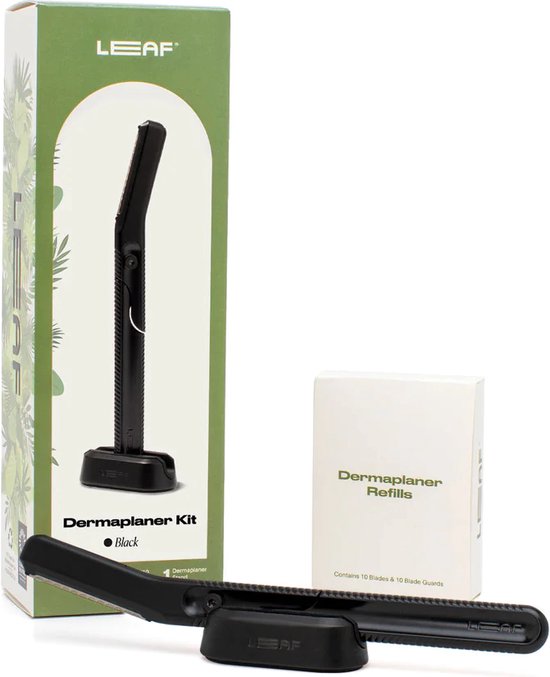Leaf Dermaplaner Complete Set | Zwart