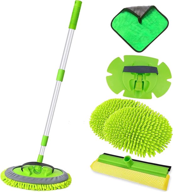 Brosse de nettoyage de voiture Poignée rotative automatique