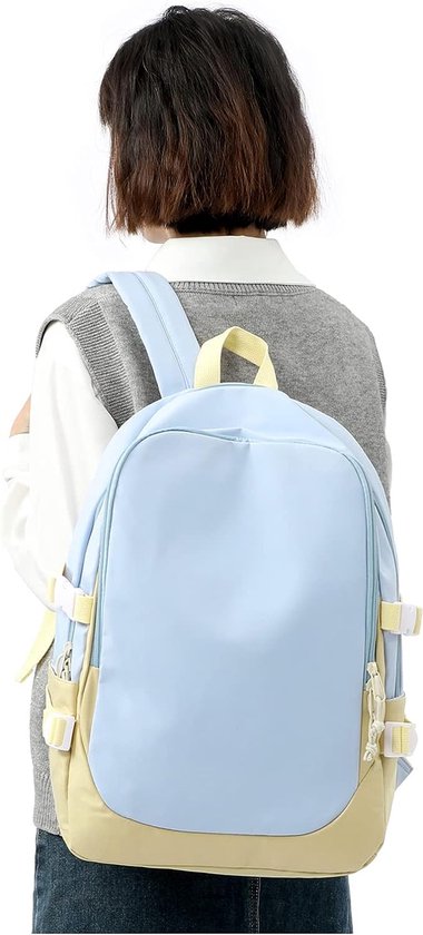 Sac à dos Léger pour Hommes et Femmes Sac D'école pour Ordinateur