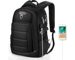 HOMIEE Zakelijke Laptoprugzak 15,6 inch - Anti-diefstal Laptoptas met USB-oplaadpoort - Waterbestendige Schooltas Dagrugzak - Voor Schoolwerk College Computer - Unisex - HOMIEE Winkel